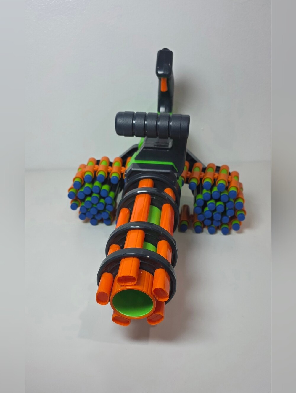 Adventure Force V-Twin Motorized Gatling Belt Blaster, Rotating Barrel
